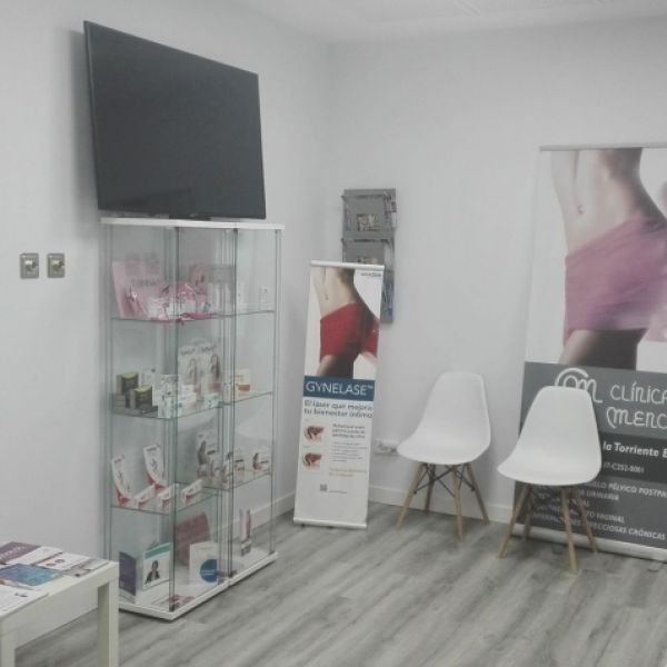 Sala de espera de la clínica