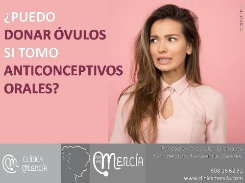 DONACION DE OVULOS Y ANTICONCEPTIVOS ORALES
